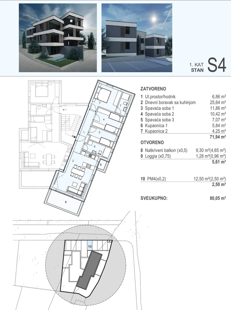 apartmani u stambenoj zgradi, novogradnja, 100 m od mora - šimuni, pag - slika 9