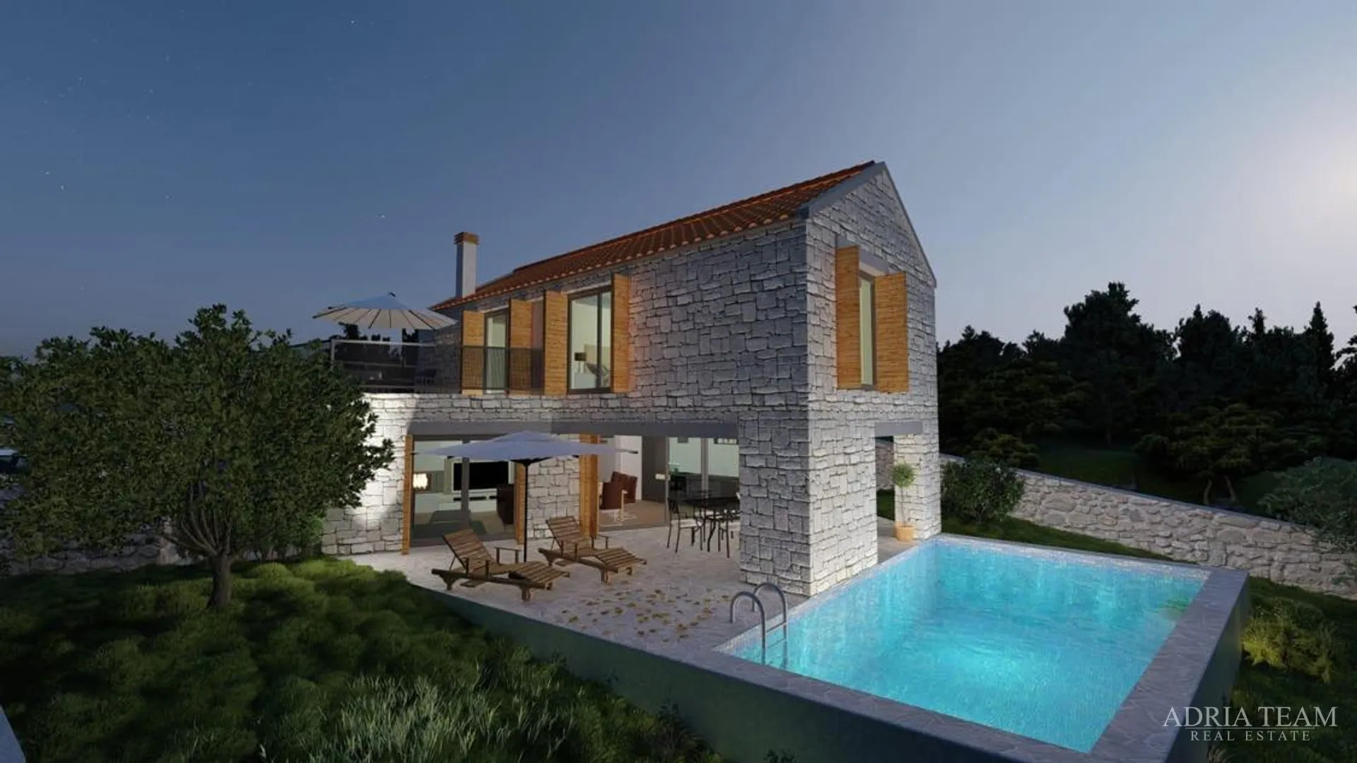 vila s bazenom, 200 m od mora, novigrad - zadar - slika 8
