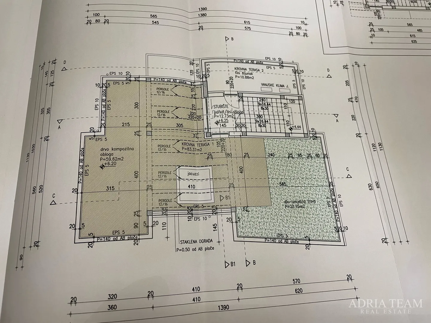 vila s bazenom u novogradnji - zaton - slika 80
