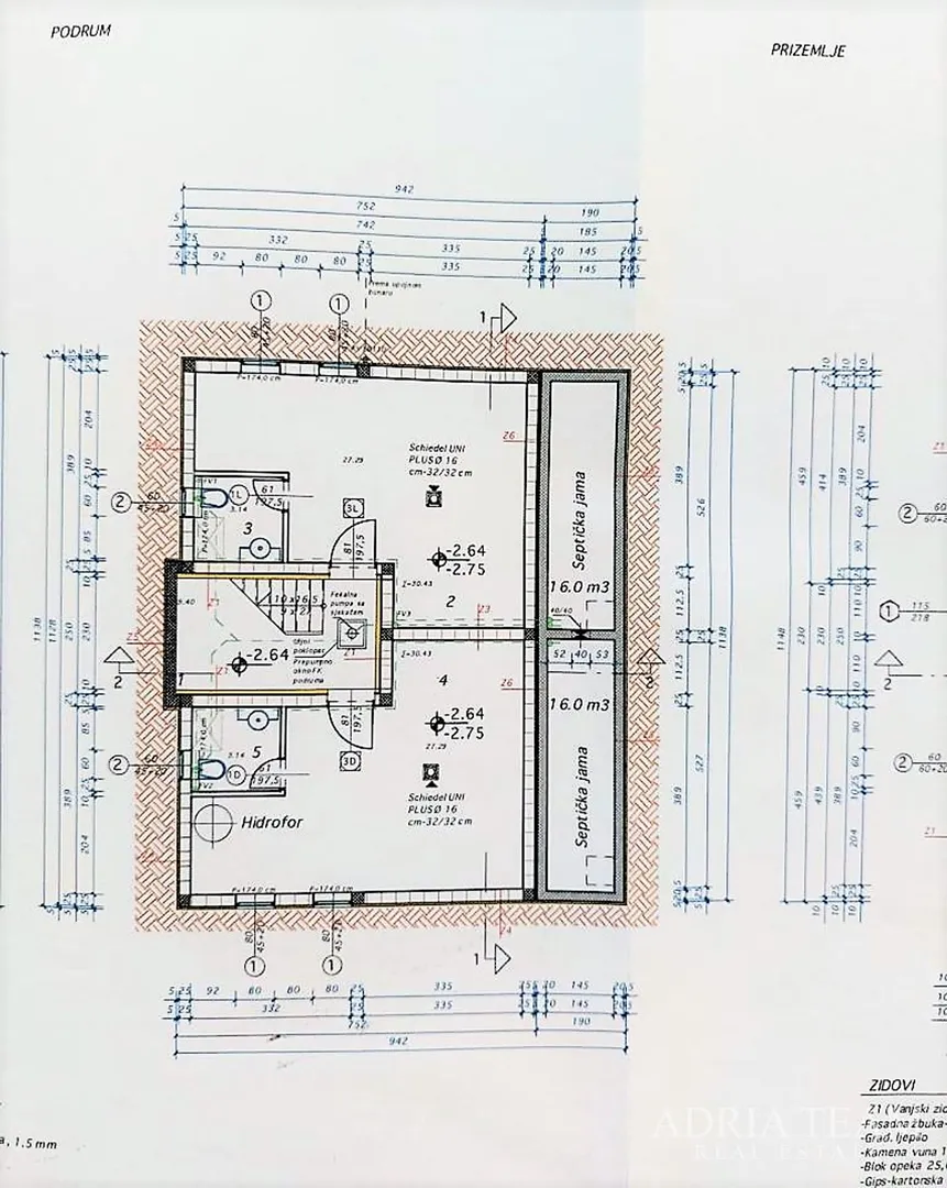 kuća sa 6 stambenih jedinica, 70 m od mora - vir - slika 23