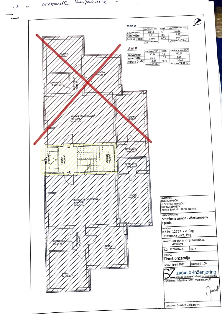 apartmani u novogradnji s pogledom na more, mirna i tiha pozicija!! pag - slika 31