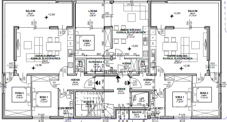 novogradnja – apartmani u povljani (otok pag) | 800 m od mora - slika 9