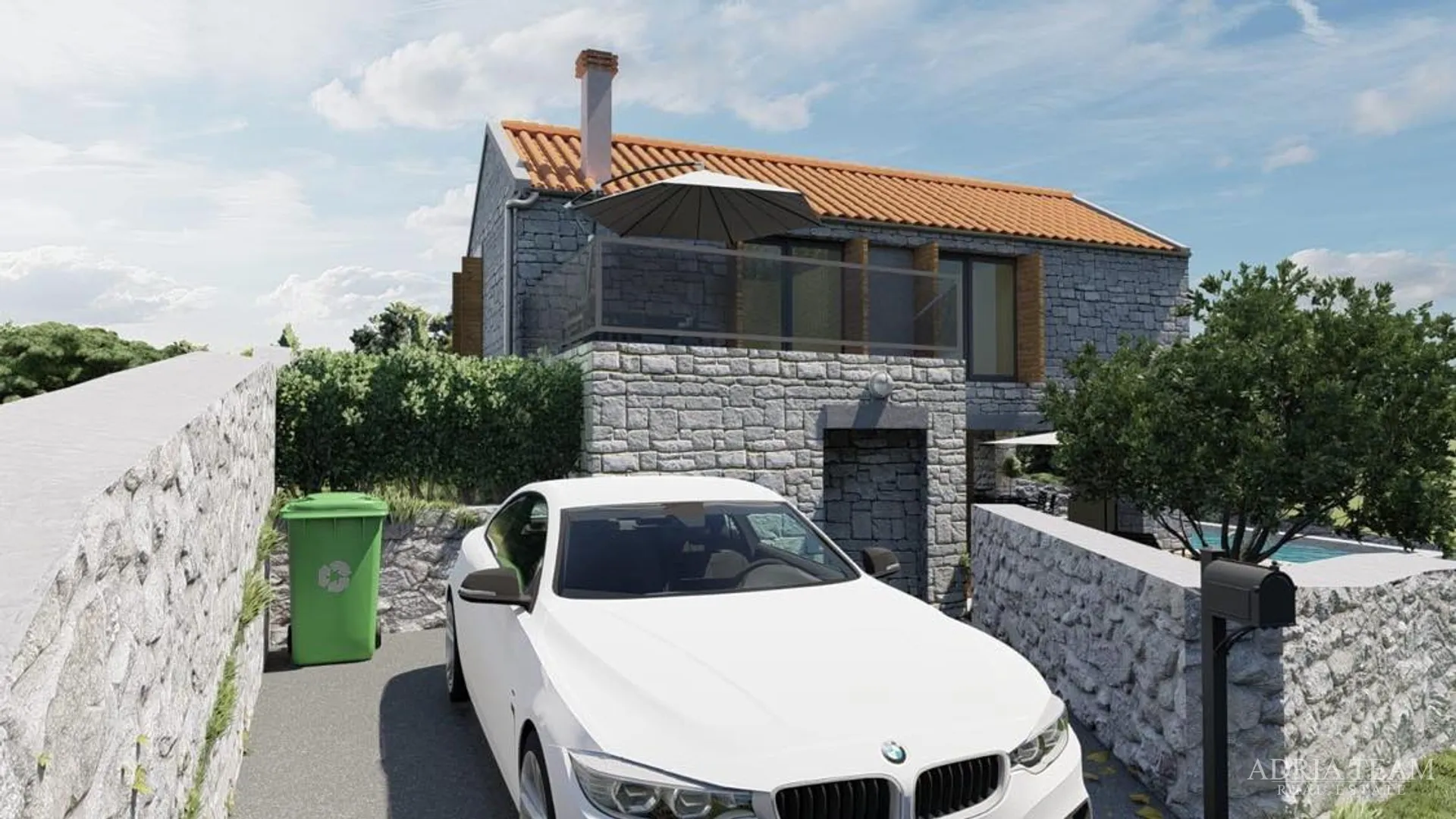 vila s bazenom, 200 m od mora, novigrad - zadar - slika 9