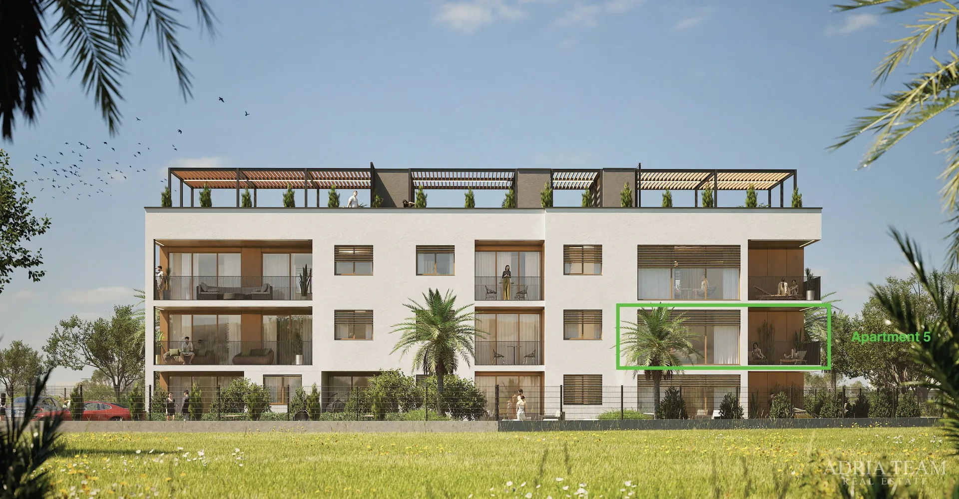 novogradnja nin – 3-sobni apartman s terasom i 2 parkirna mjesta - slika 2