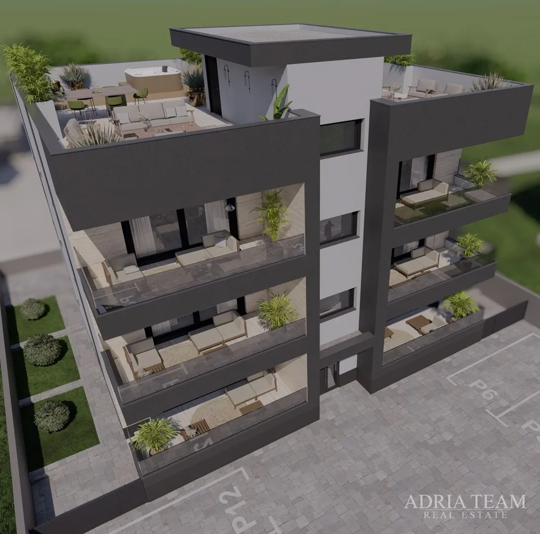 apartmani udaljeni 300 m od plaže, novogradnja, pogled na more - privlaka - slika 8