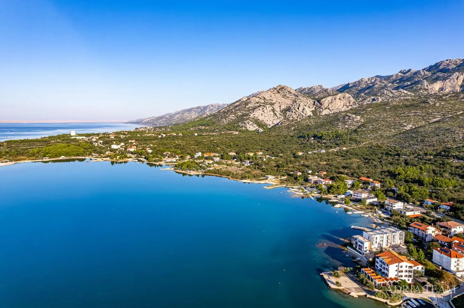 prilika! građevinska zemljišta, prvi red do mora - seline - slika 2