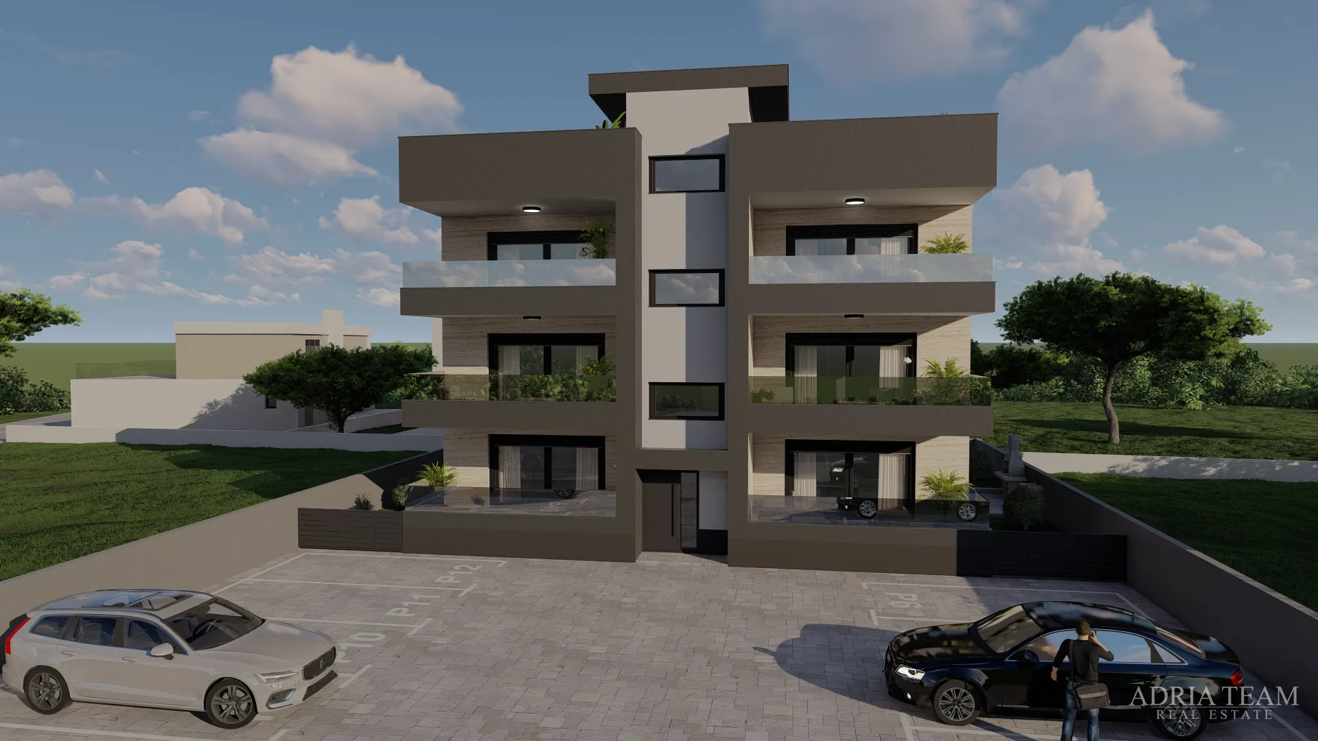 apartmani udaljeni 300 m od plaže, novogradnja, pogled na more - privlaka - slika 10