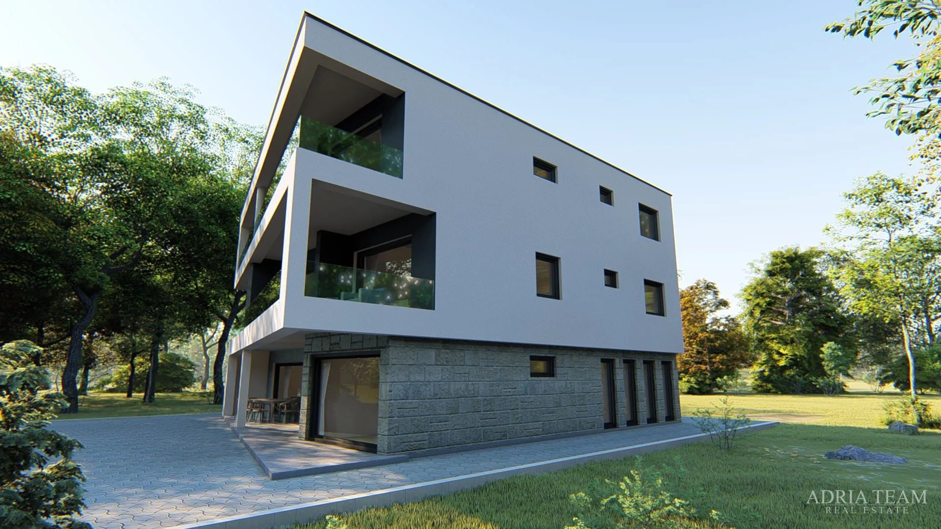 apartmani, novogradnja, prvi red do mora - vir, južna strana, centar - slika 14