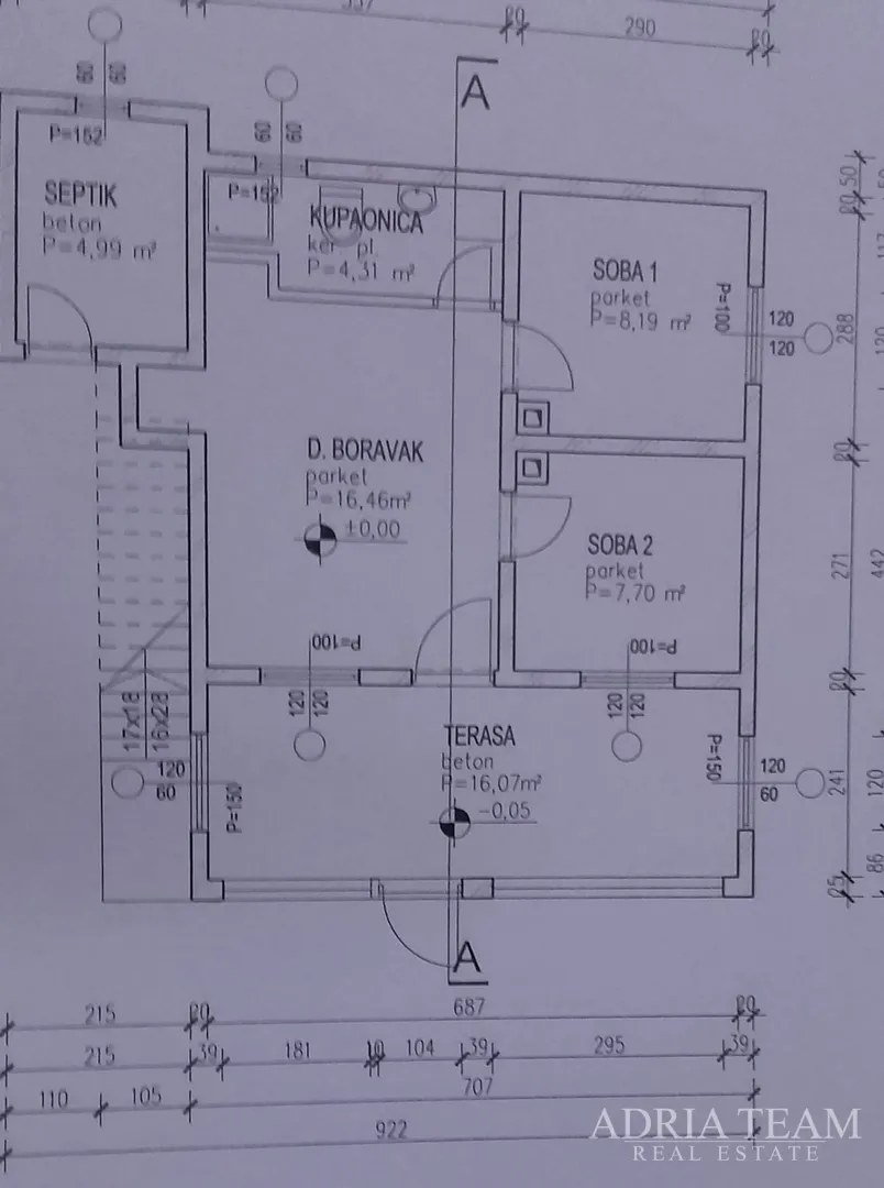 kuća s 2 stambene jedinice, 230 m od mora, vir - slika 17