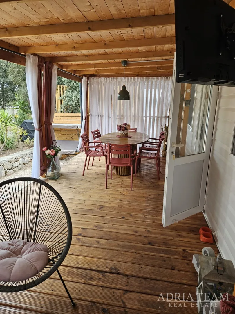 mobilna kućica 70 m od mora – kamp soline, biograd na moru - slika 5