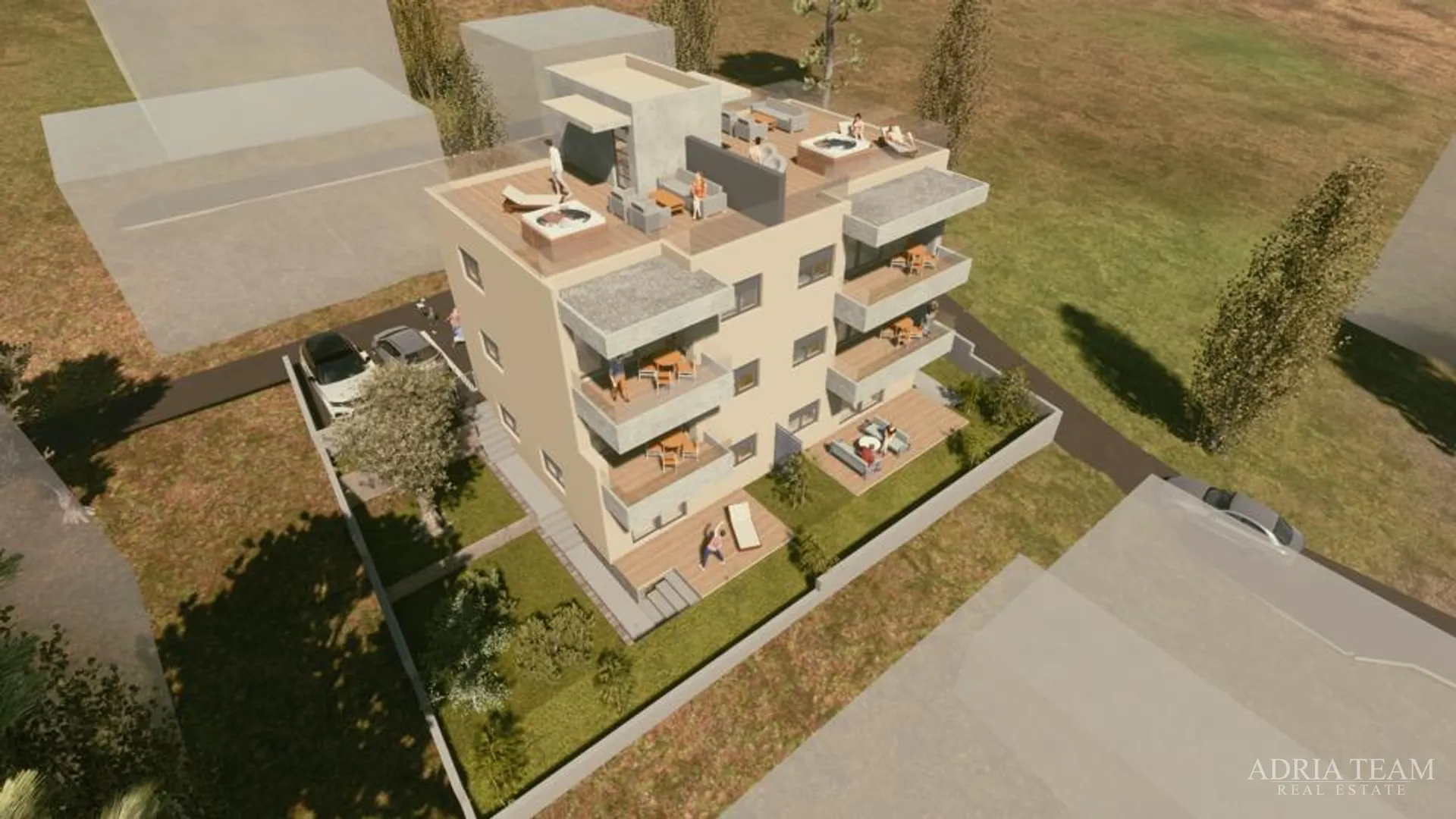 apartmani u stambenoj zgradi u novogradnji, prekrasan pogled, 45 m od mora - vinjerac - slika 32