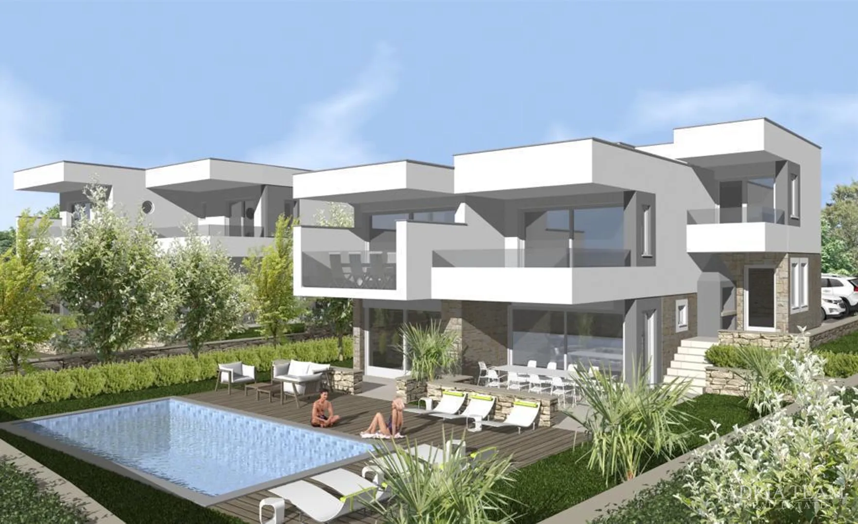 elegantna vila s bazenom – novalja, škuncini stani - slika 19