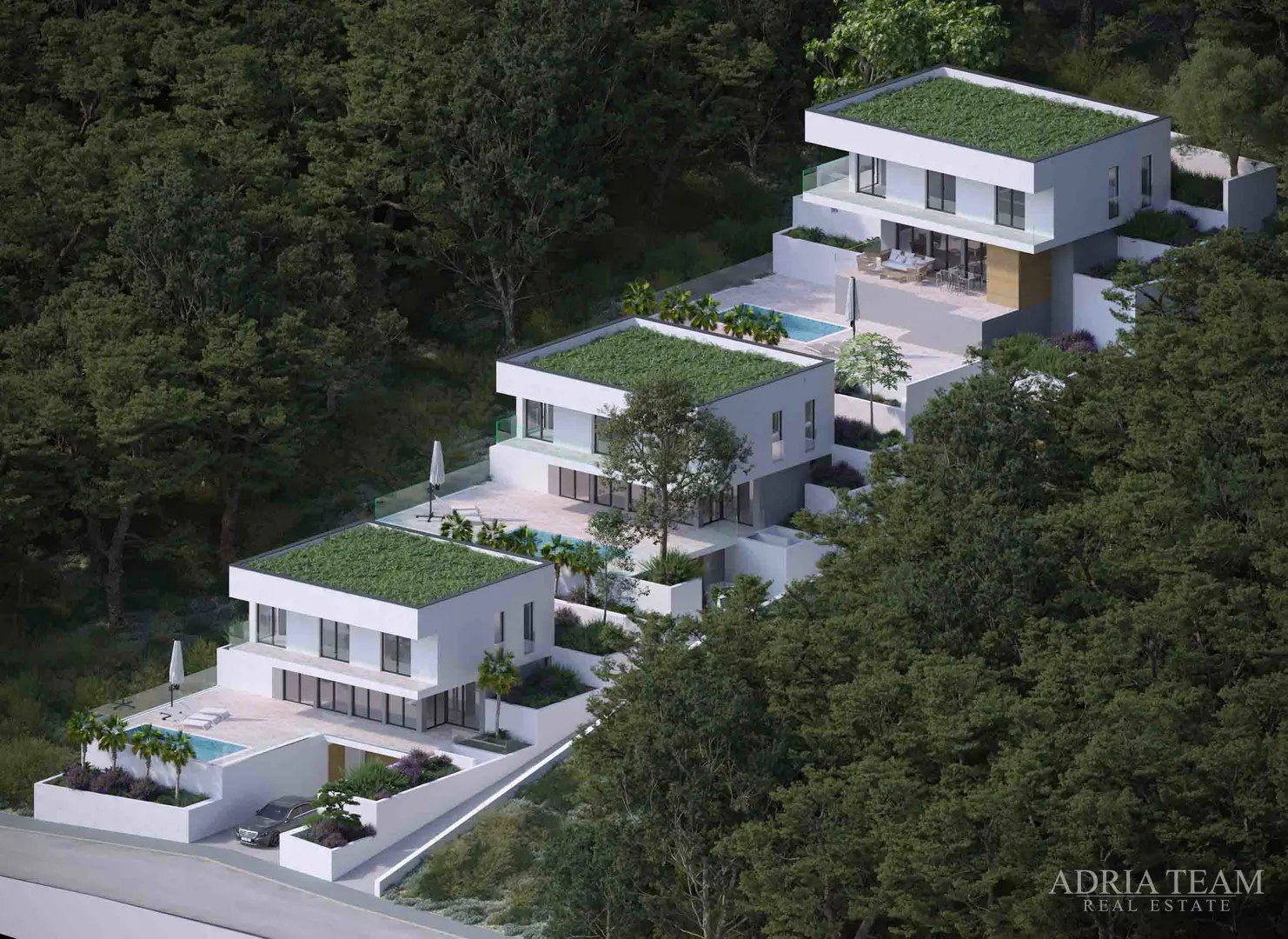 građevinsko zemljište 1.313 m² s projektom vile i pomoćne građevine - novigrad, zadar - slika 4