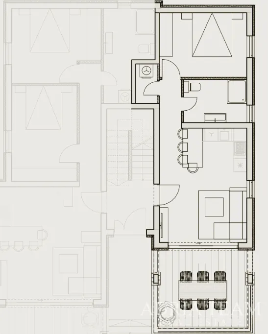 apartmani u stambenoj zgradi novalja,pag - slika 3