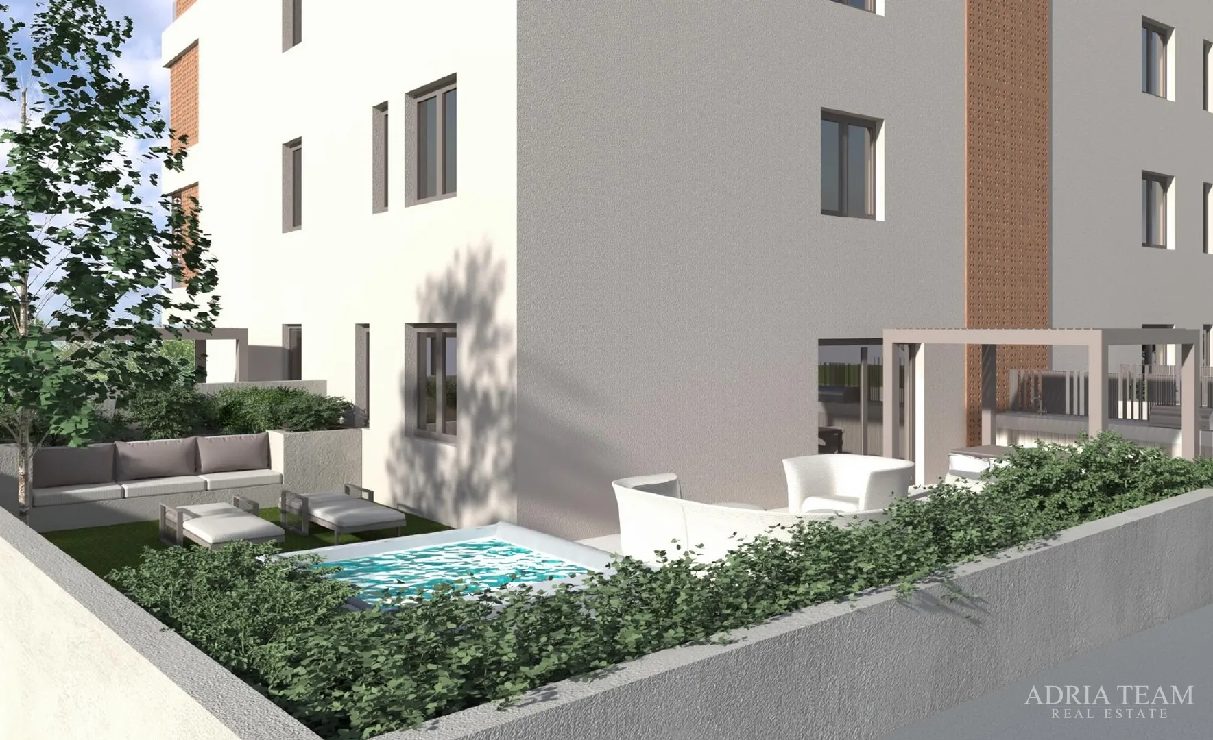 penthouse s krovnim terasama u stambenoj zgradi, novogradnja - vitrenjak, zadar - slika 14