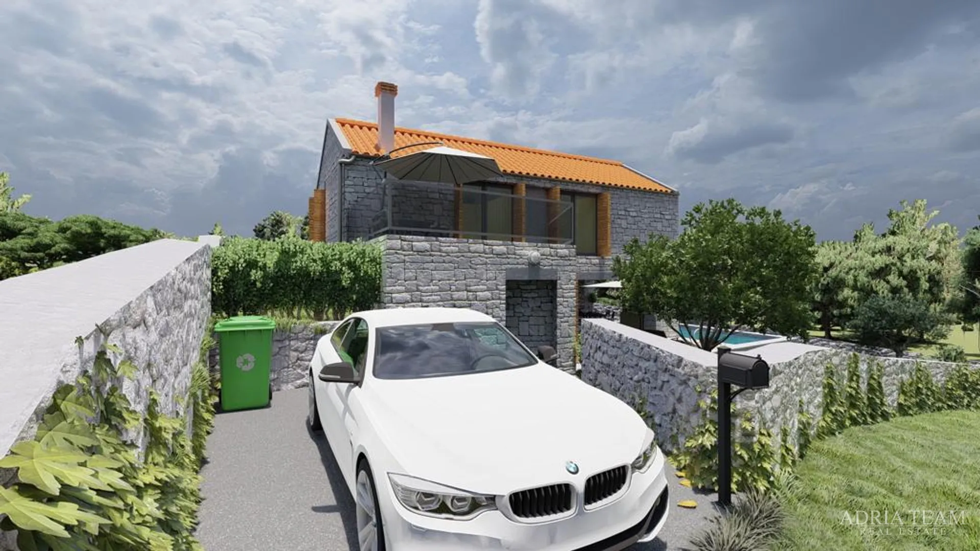 vila s bazenom, 200 m od mora, novigrad - zadar - slika 14