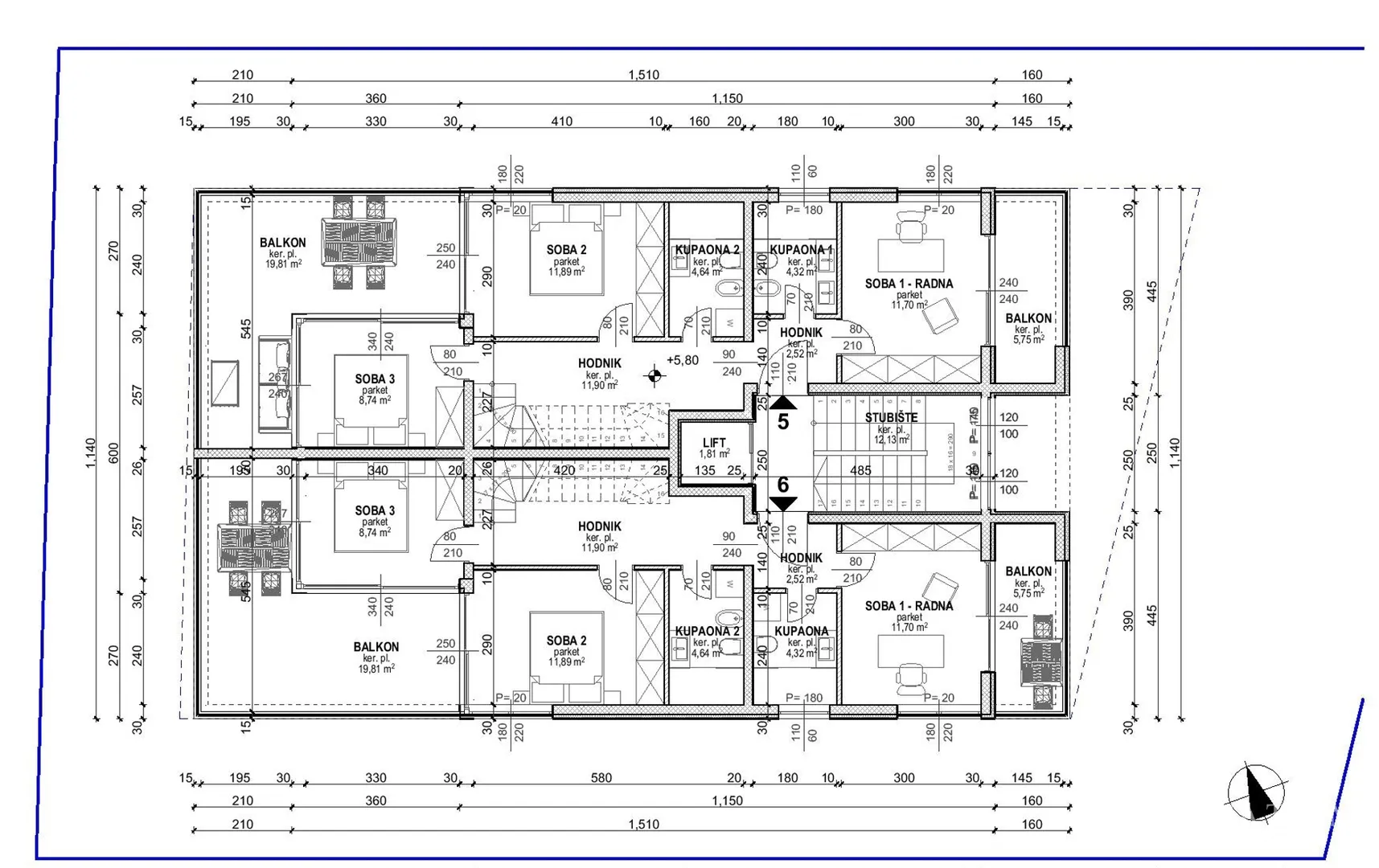apartmani u novogradnji, 20 m od mora - top pozicija!!! povljana - pag - slika 13