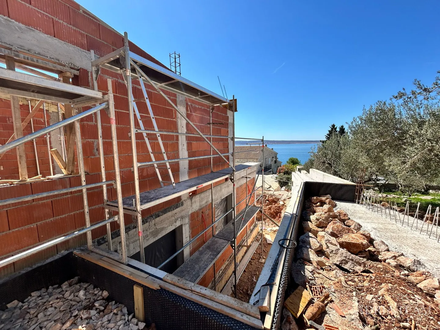 vila, 60 m od mora, novogradnja - starigrad - slika 22