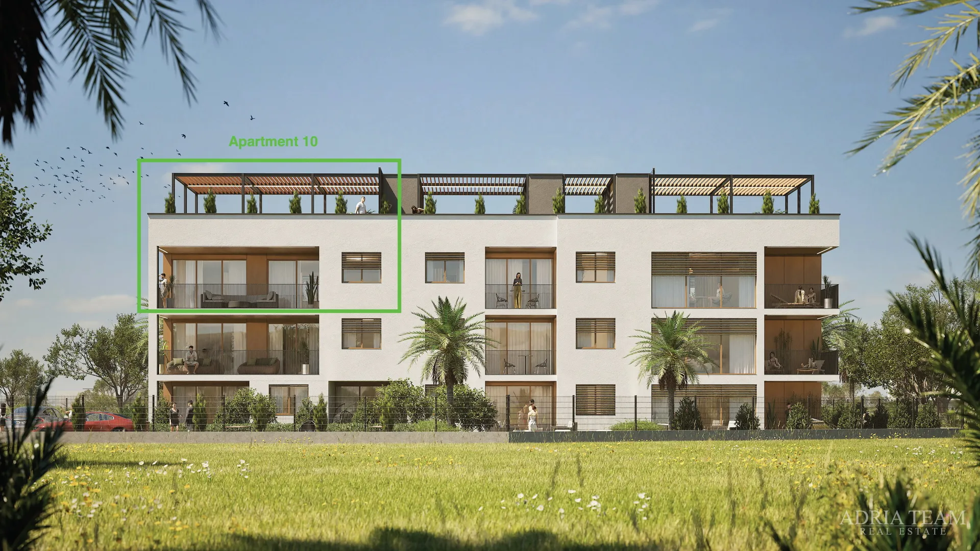 luksuzni apartman s krovnom terasom - nin, zadar - slika 3