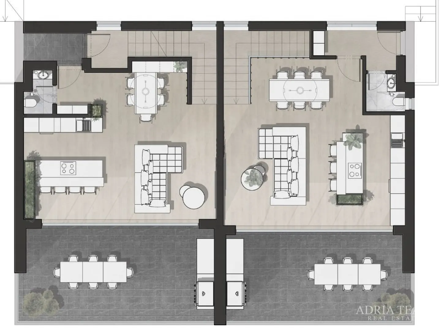 apartmani, prvi red do mora, novogradnja - drage - slika 18