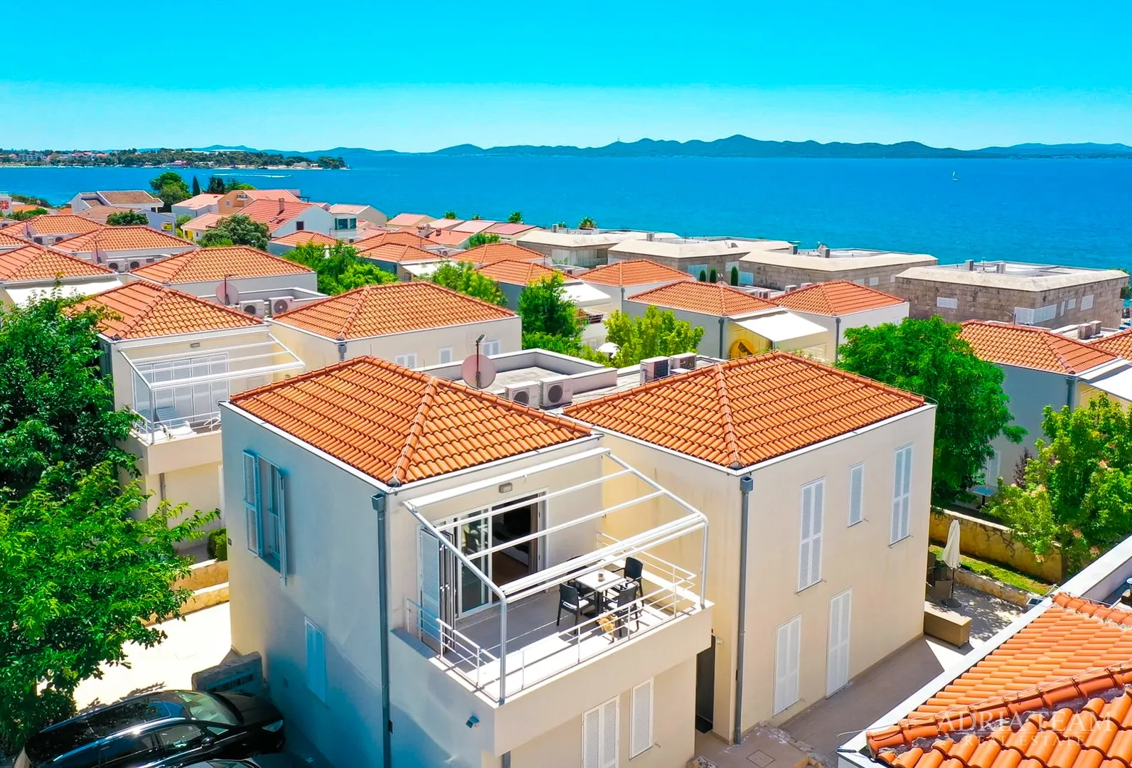 apartman s dvije terase, drugi red do mora - petrčane - slika 34