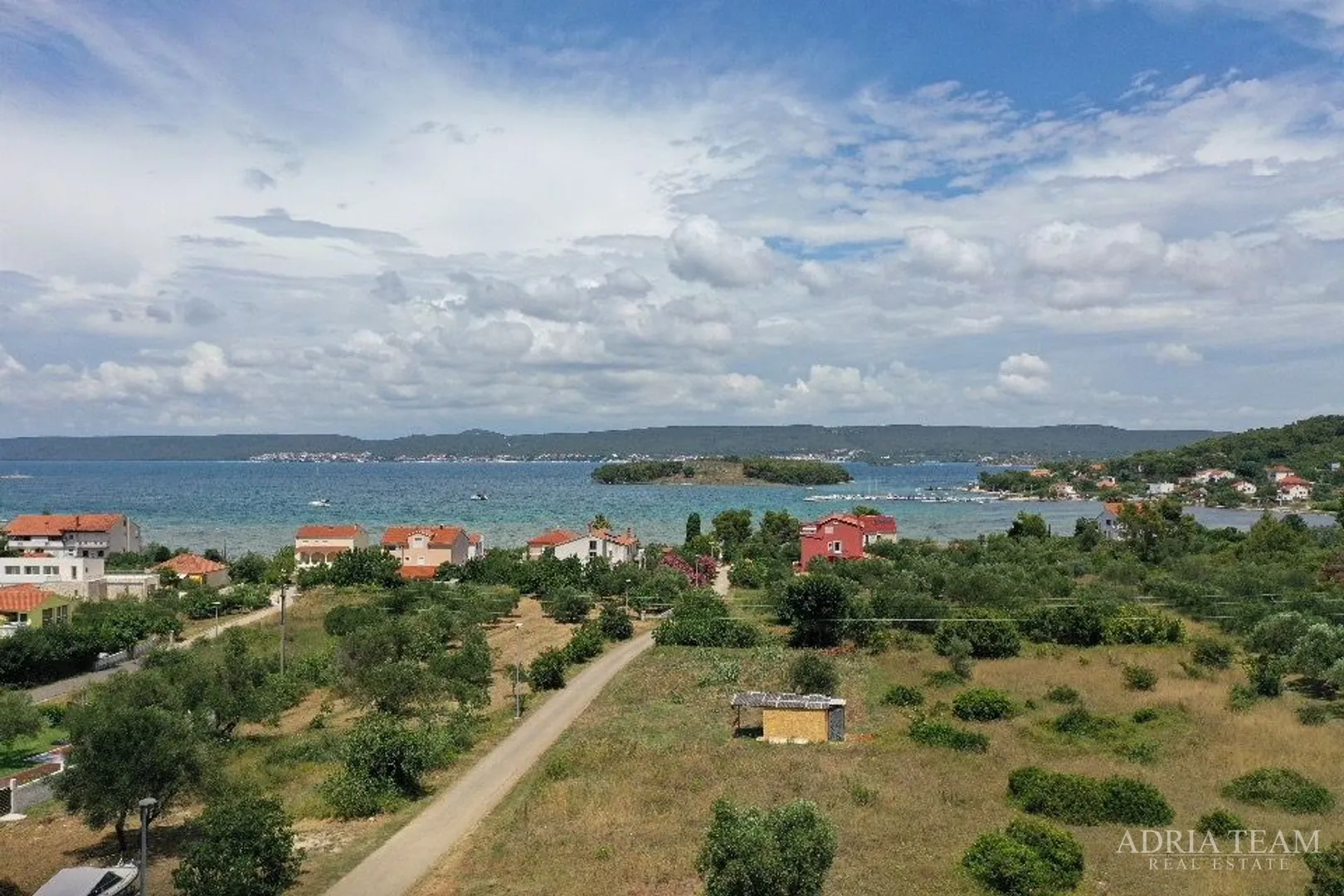 građevinsko zemljište s pogledom na more, 200 m od mora, mrljane - pašman - slika 4