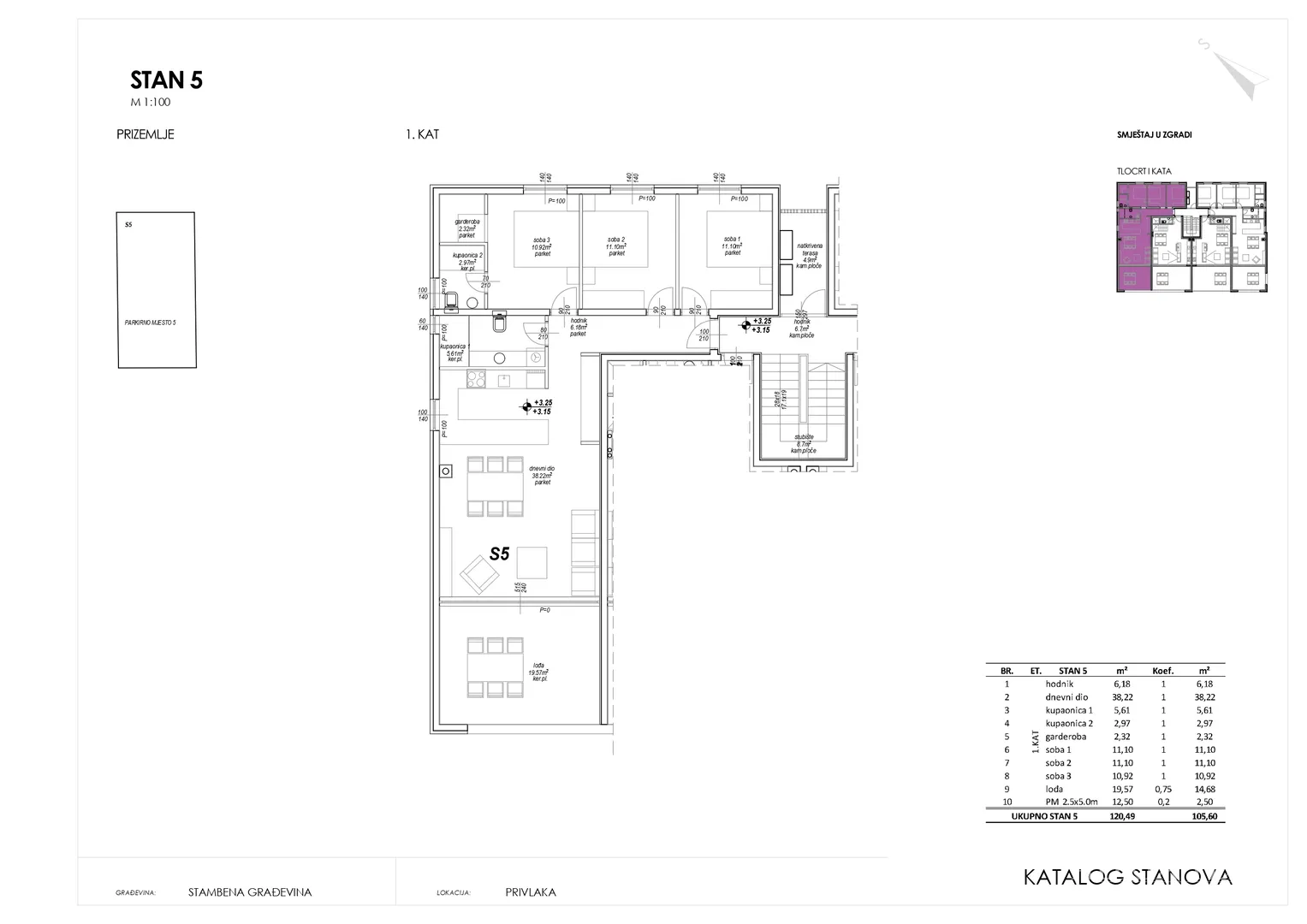 jednoetažni i višeetažni apartmani u stambenoj zgradi, novogradnja, 150 m od mora - privlaka - slika 21