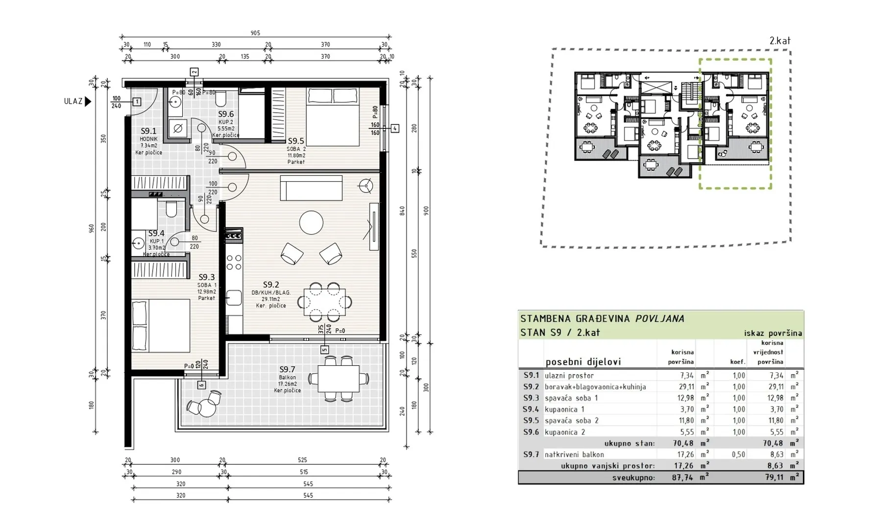 moderni apartmani u novogradnji - povljana, pag (zapad) - slika 31