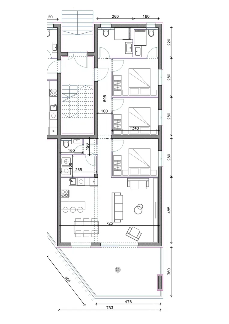 apartmani u novogradnji s pogledom na more i gratis parkingom - sukošan - slika 72