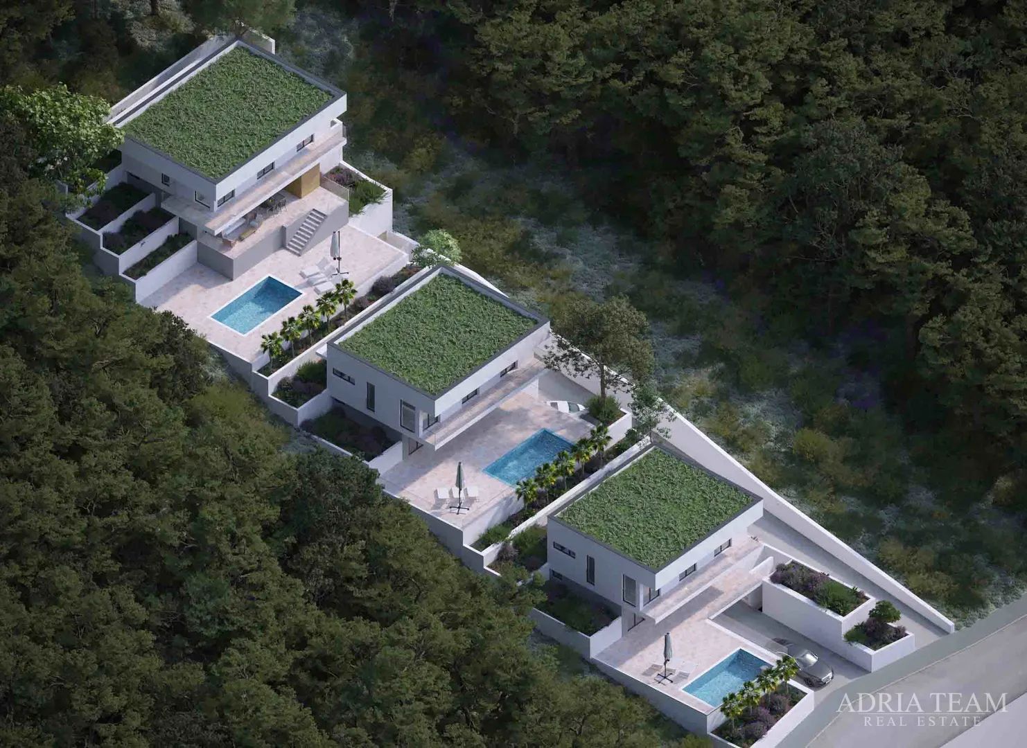 građevinsko zemljište 1.313 m² s projektom vile i pomoćne građevine - novigrad, zadar - slika 5
