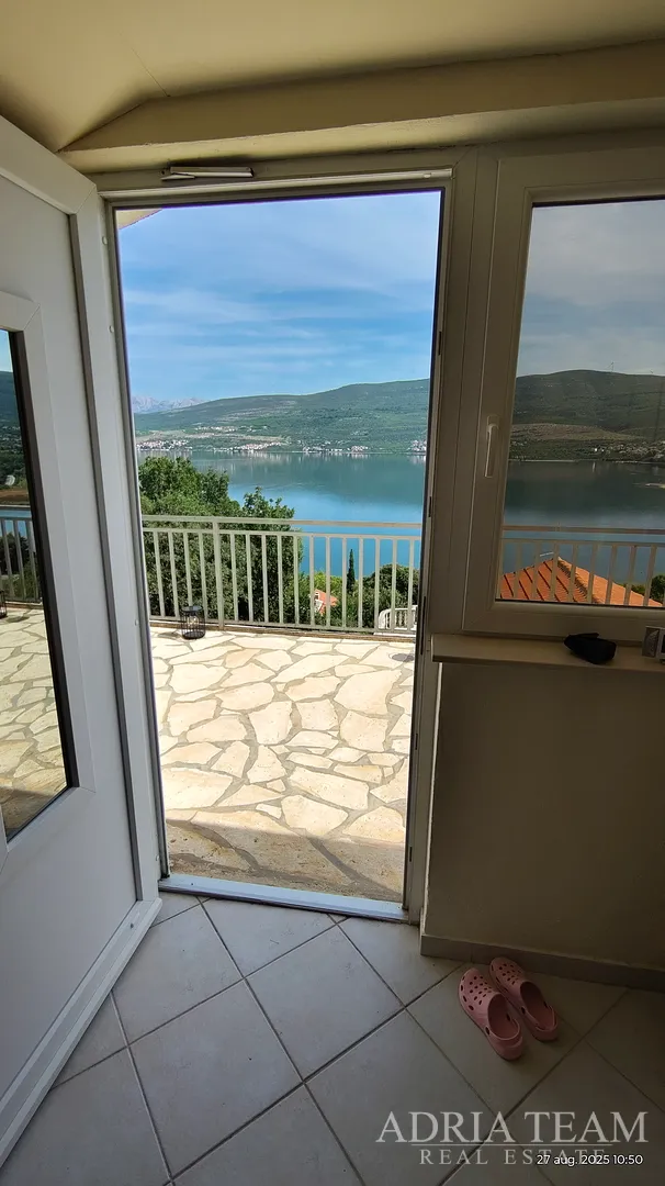 kuća s prelijepim otvorenim pogledom na more, djelomično obnovljena - donji karin - slika 18