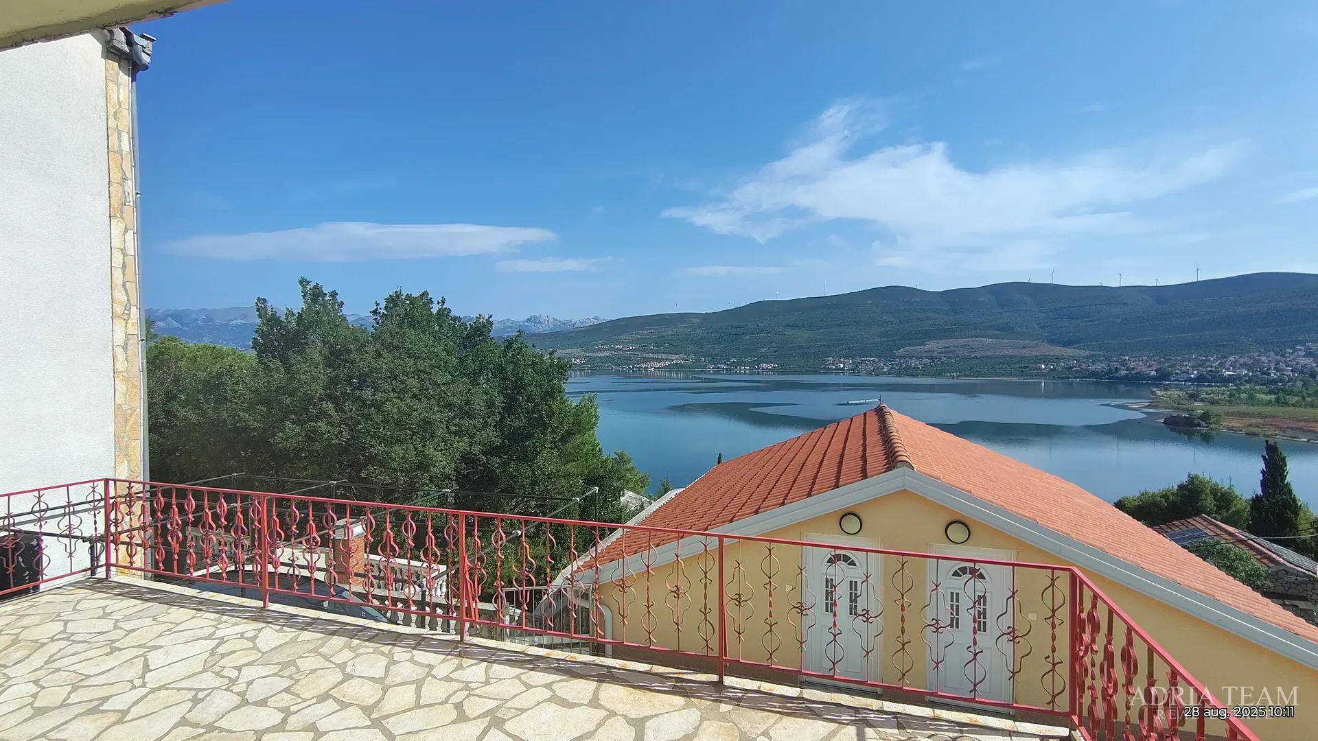 kuća s prelijepim otvorenim pogledom na more, djelomično obnovljena - donji karin - slika 29