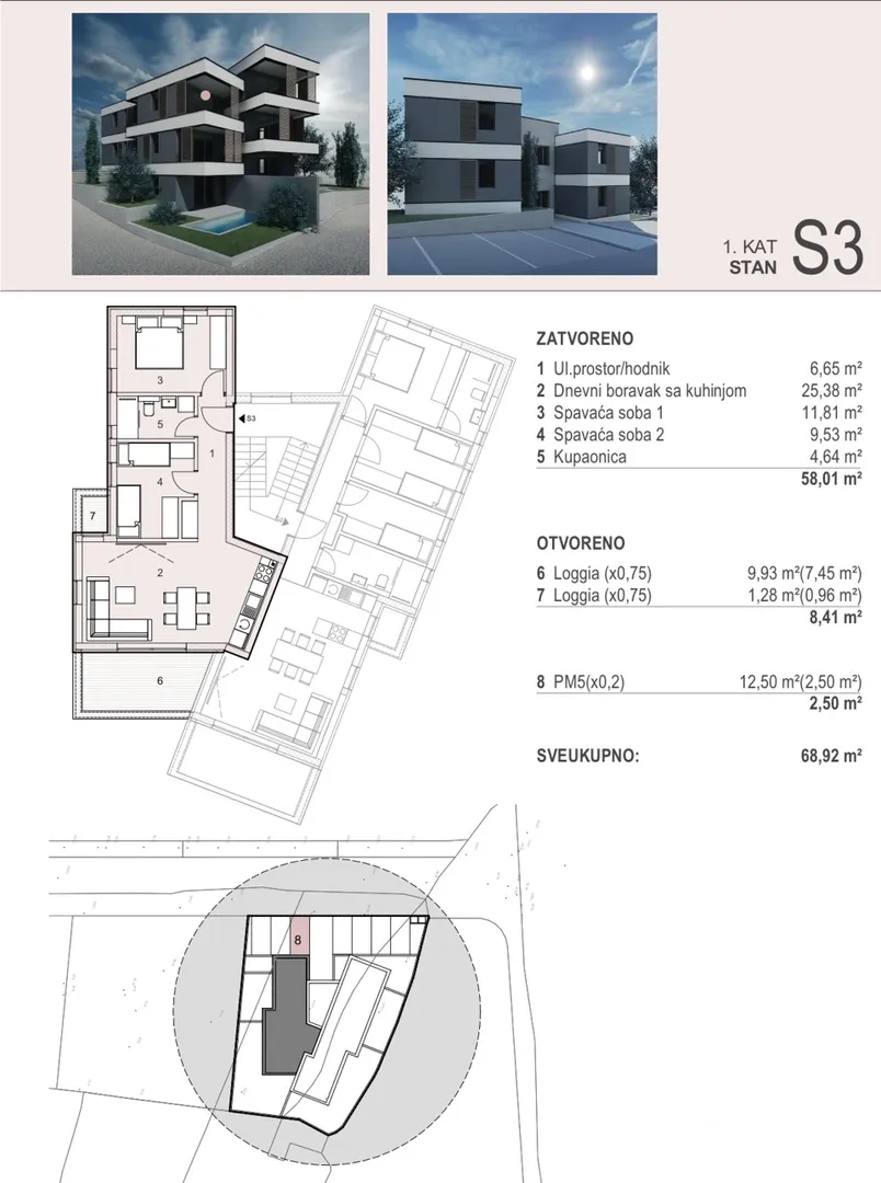 apartmani u stambenoj zgradi, novogradnja, 100 m od mora - šimuni, pag - slika 8