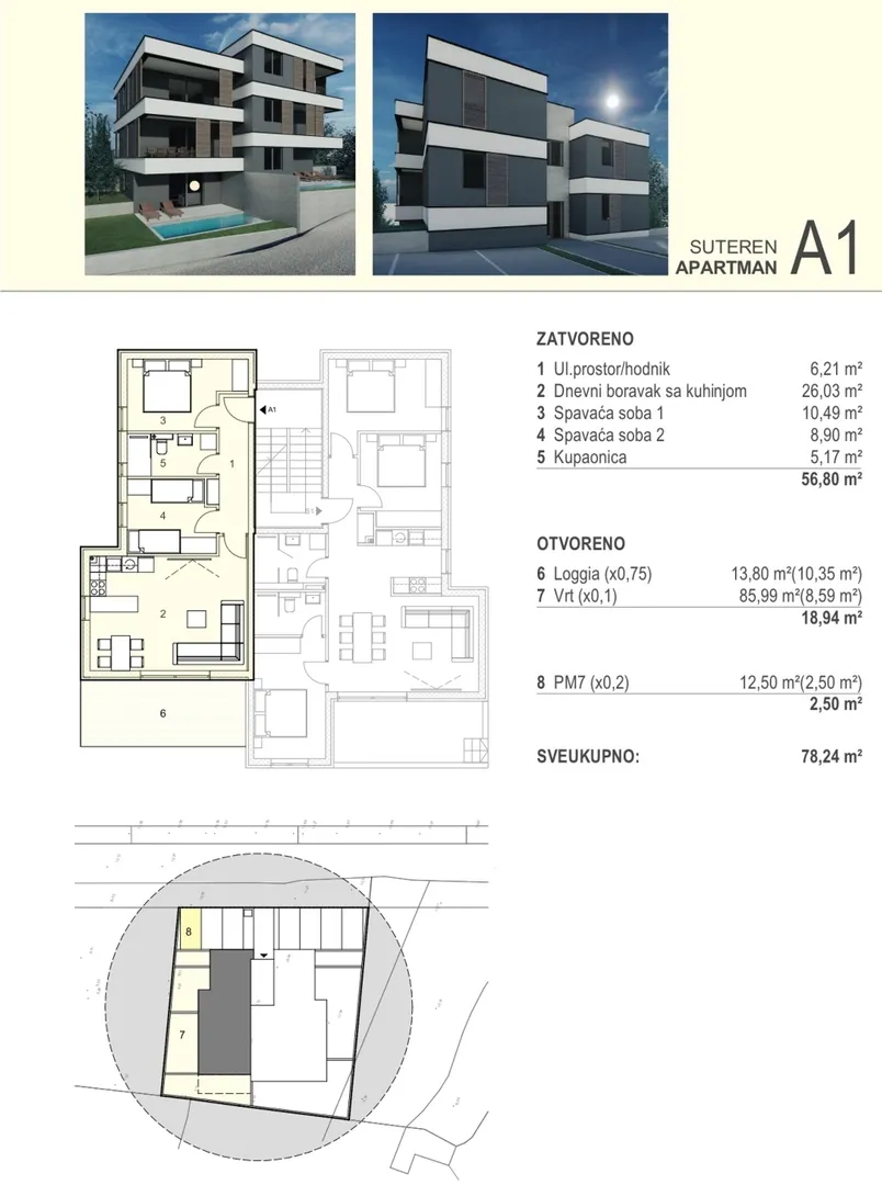 apartmani u novogradnji, 100 m od mora i plaže! šimuni - pag - slika 9