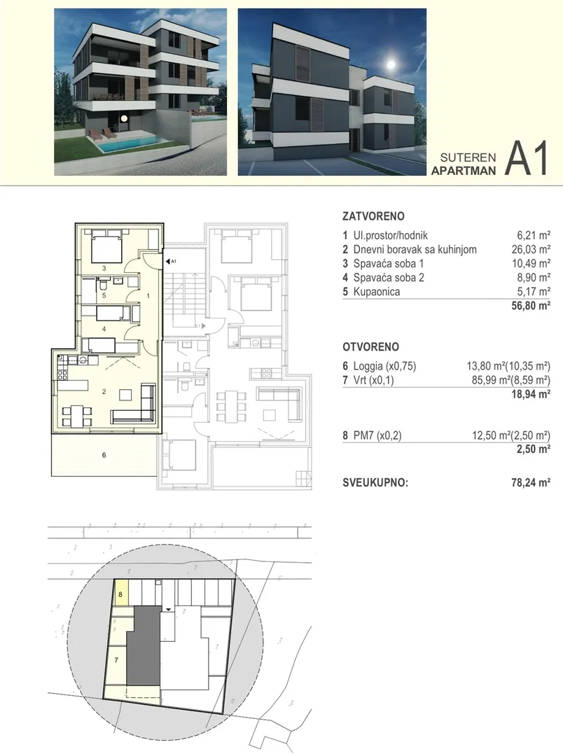 apartmani u novogradnji, 100 m od mora i plaže! šimuni - pag - slika 9