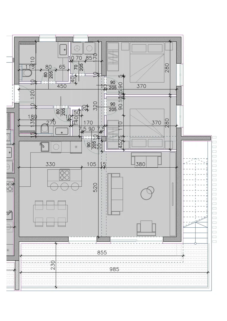 apartmani u novogradnji s pogledom na more i gratis parkingom - sukošan - slika 82