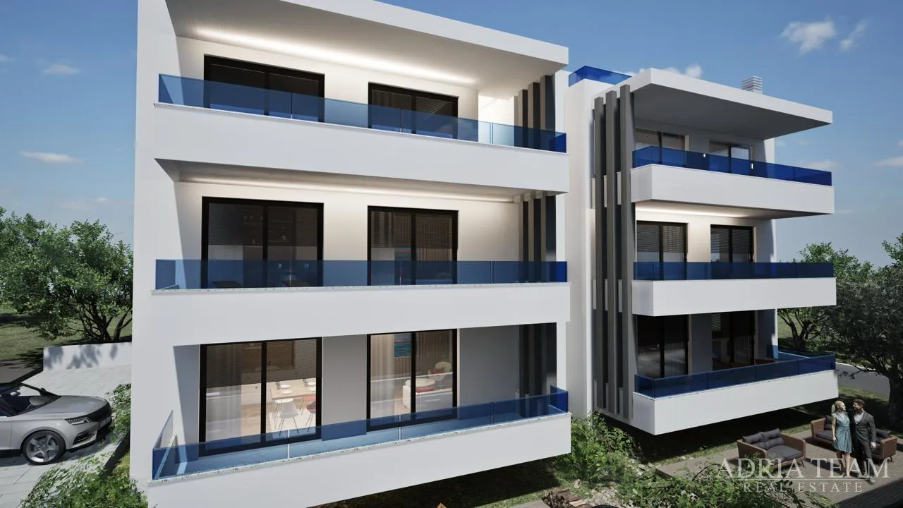 dvosobni apartmani s pogledom na more, 200 m od mora, sukošan – zadar - slika 3