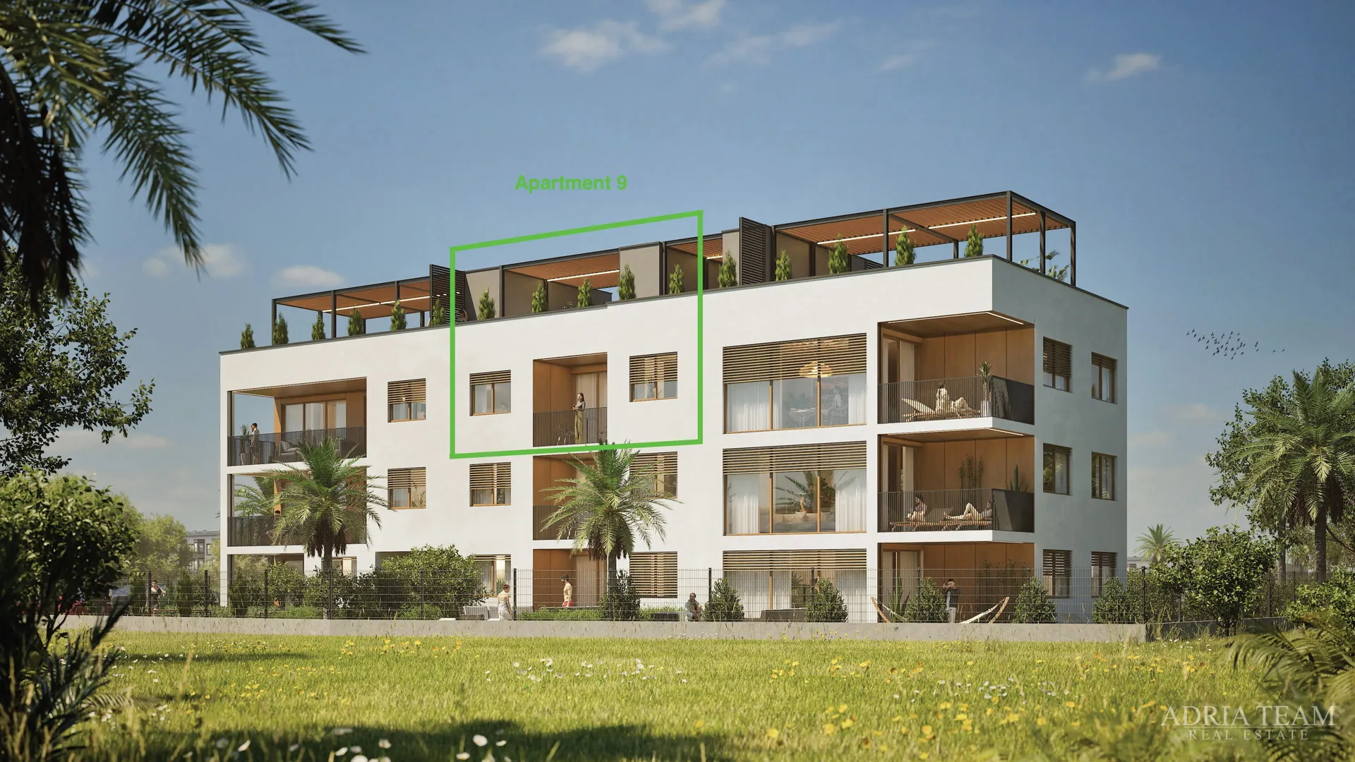 moderni apartman s krovnom terasom - nin, zadar - slika 2