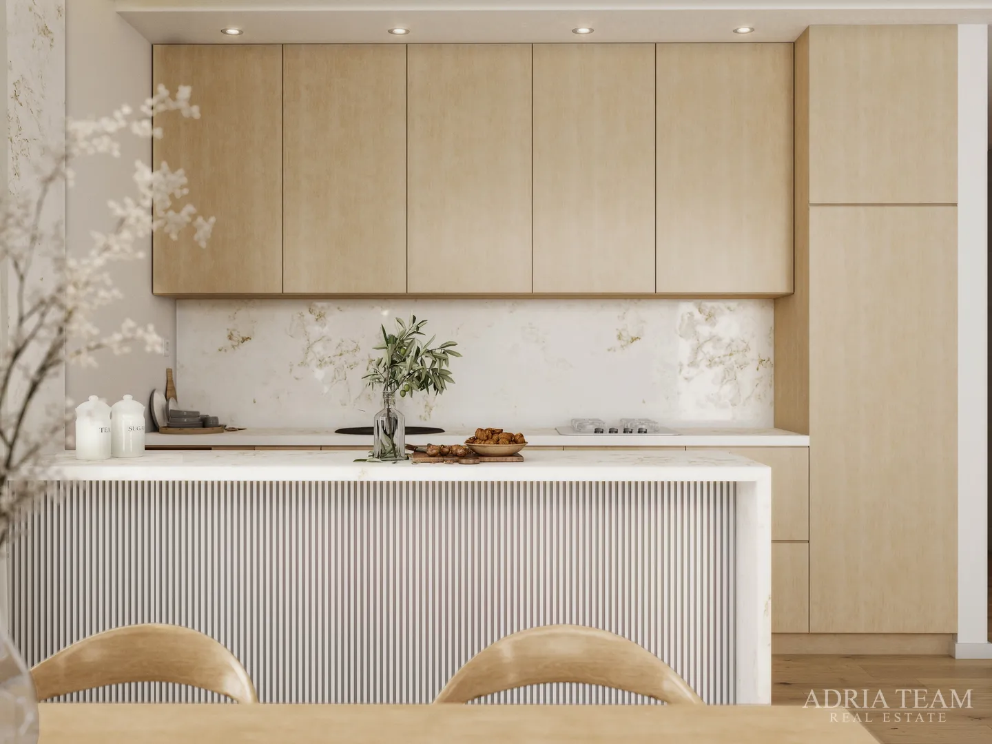 apartmani u vili na brežuljku, pogled na more - rogoznica - slika 10
