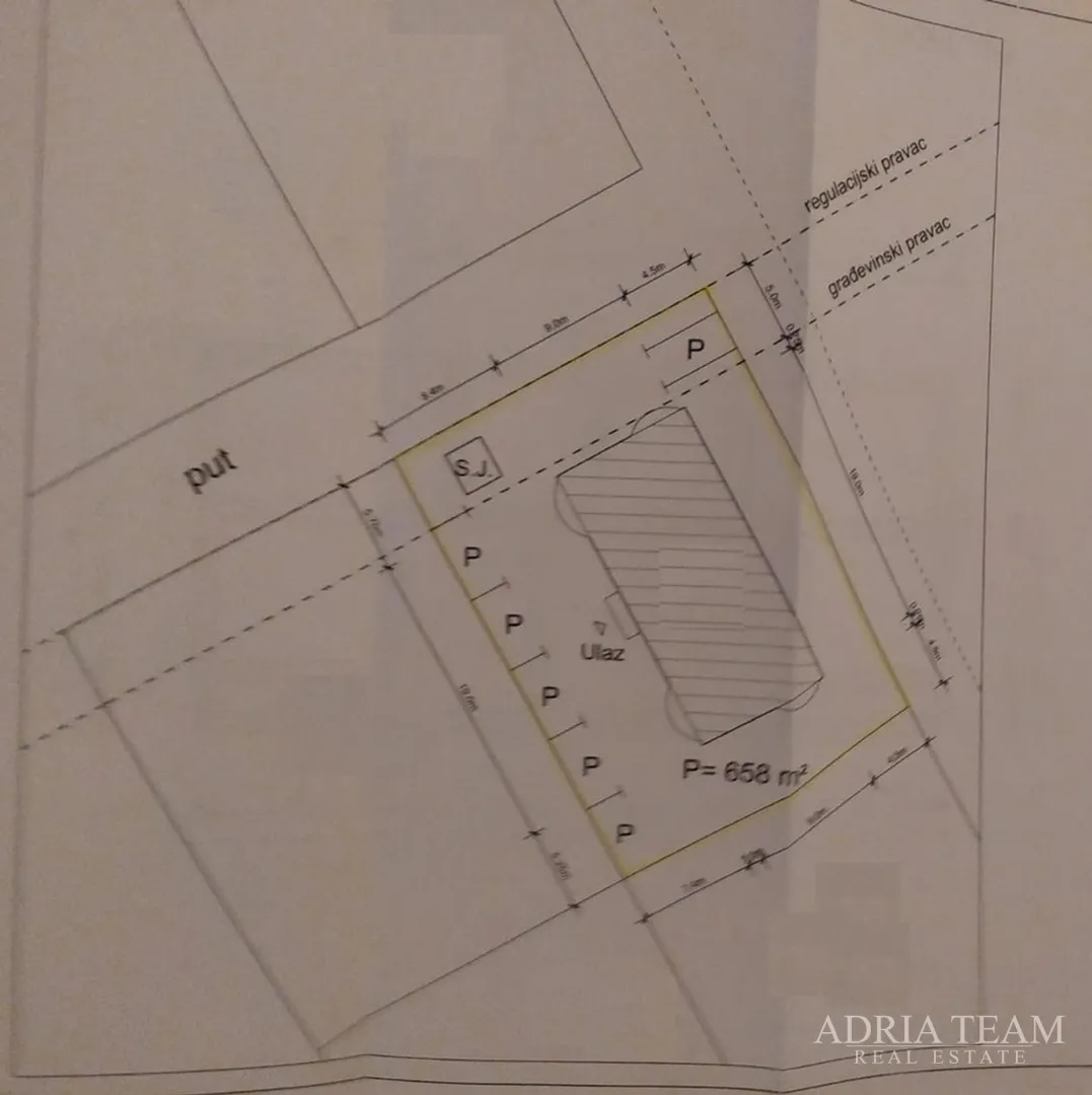 akcija!!! građevinsko zemljiše s projektom! 500 m od mora, jasenice - maslenica - slika 8