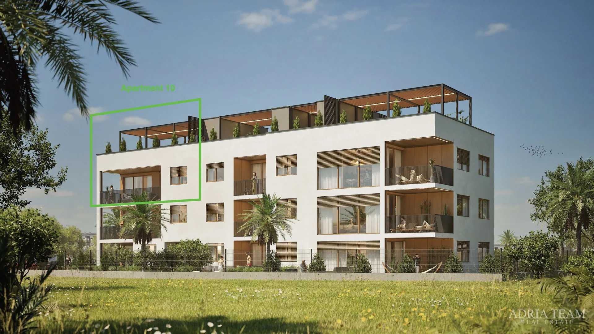 luksuzni apartman s krovnom terasom - nin, zadar - slika 2