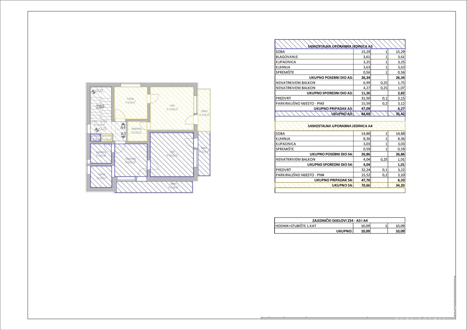 apartmani u stambenoj zgradi s vrtom, mirna i tiha pozicija, posedarje - zadar - slika 10
