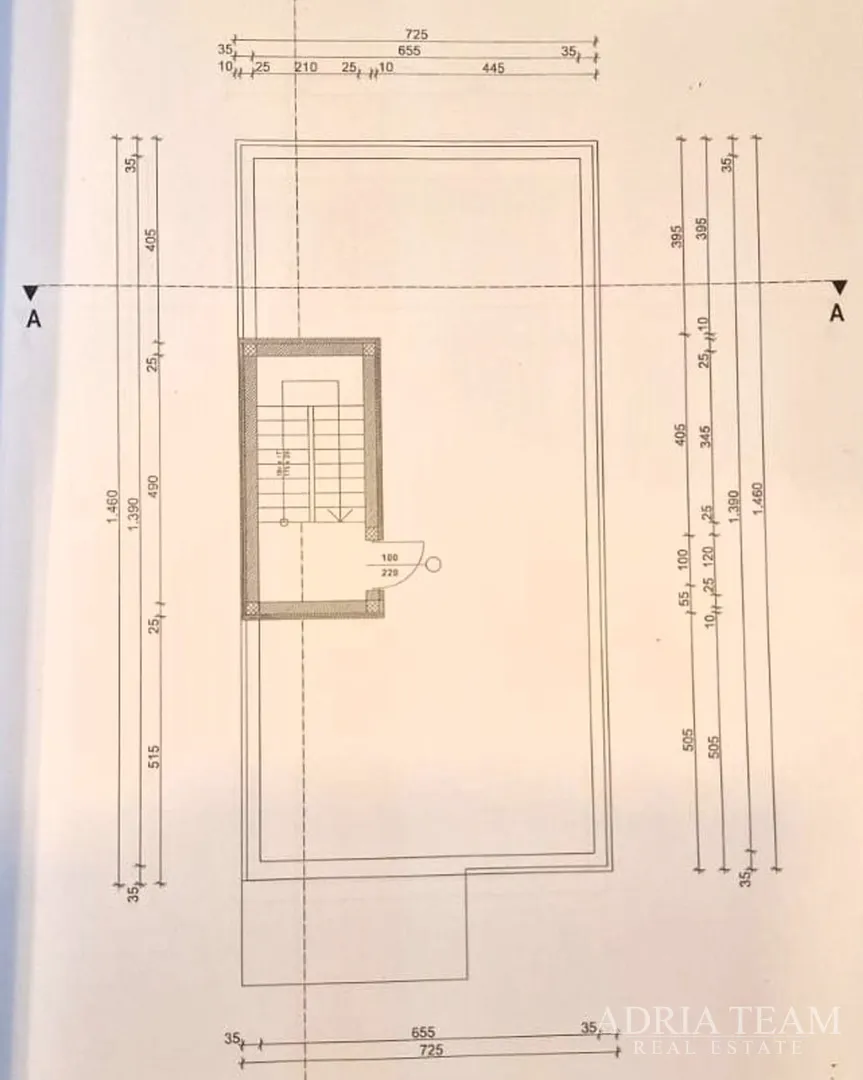 stambena zgrada s tri stambene jedinice i krovnom terasom - vir - slika 34