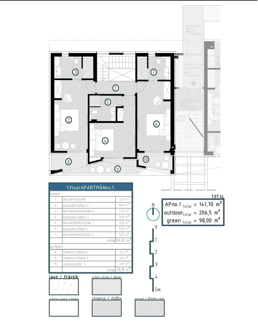 akcija!! luksuzni apartmani na mirnoj lokaciji, 100 m od mora, kožino - zadar - slika 25