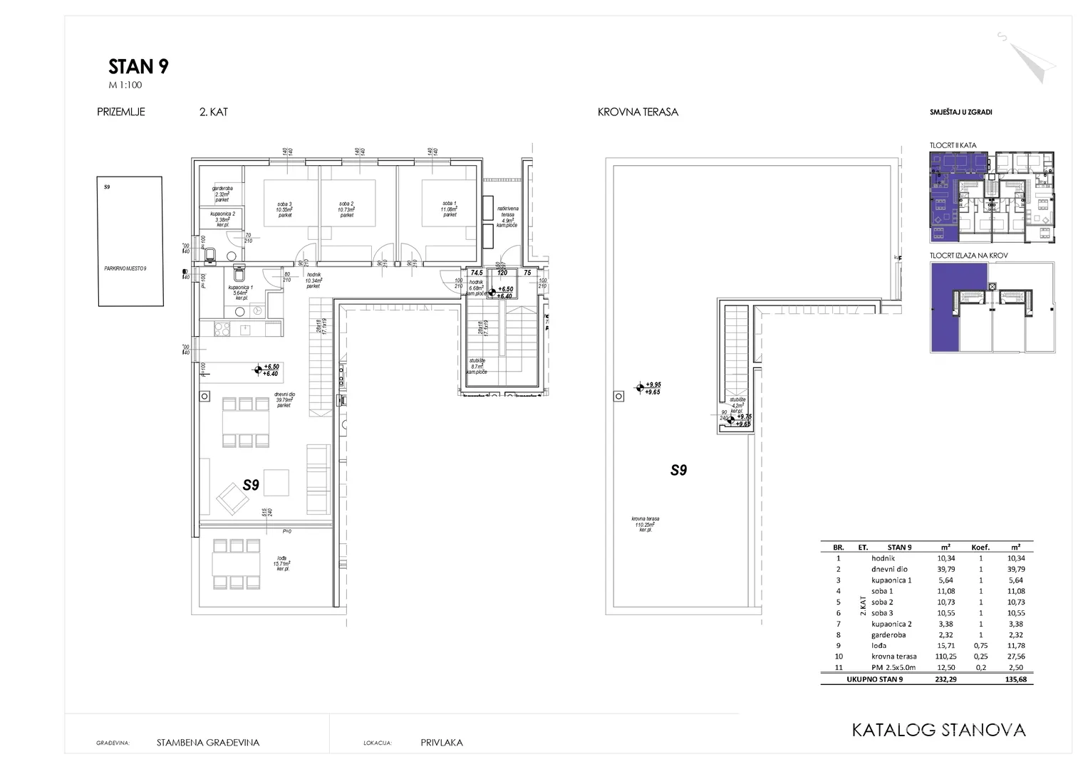 jednoetažni i višeetažni apartmani u stambenoj zgradi, novogradnja, 150 m od mora - privlaka - slika 25