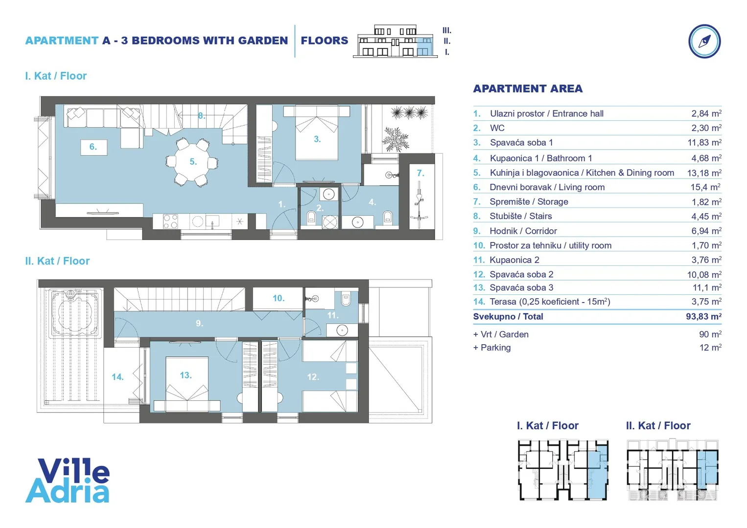 apartmani s vrtom u stambenoj zgradi, novogradnja - privlaka - slika 33