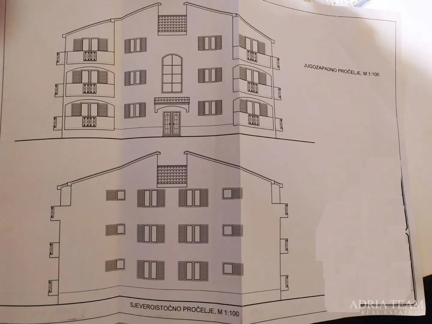 akcija!!! građevinsko zemljiše s projektom! 500 m od mora, jasenice - maslenica - slika 9