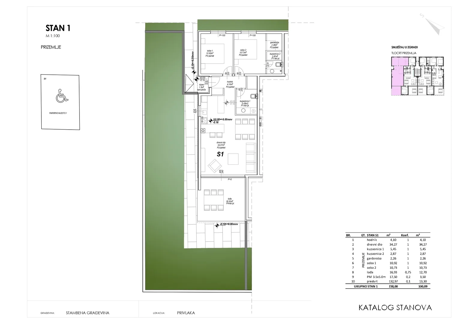 jednoetažni i višeetažni apartmani u stambenoj zgradi, novogradnja, 150 m od mora - privlaka - slika 17
