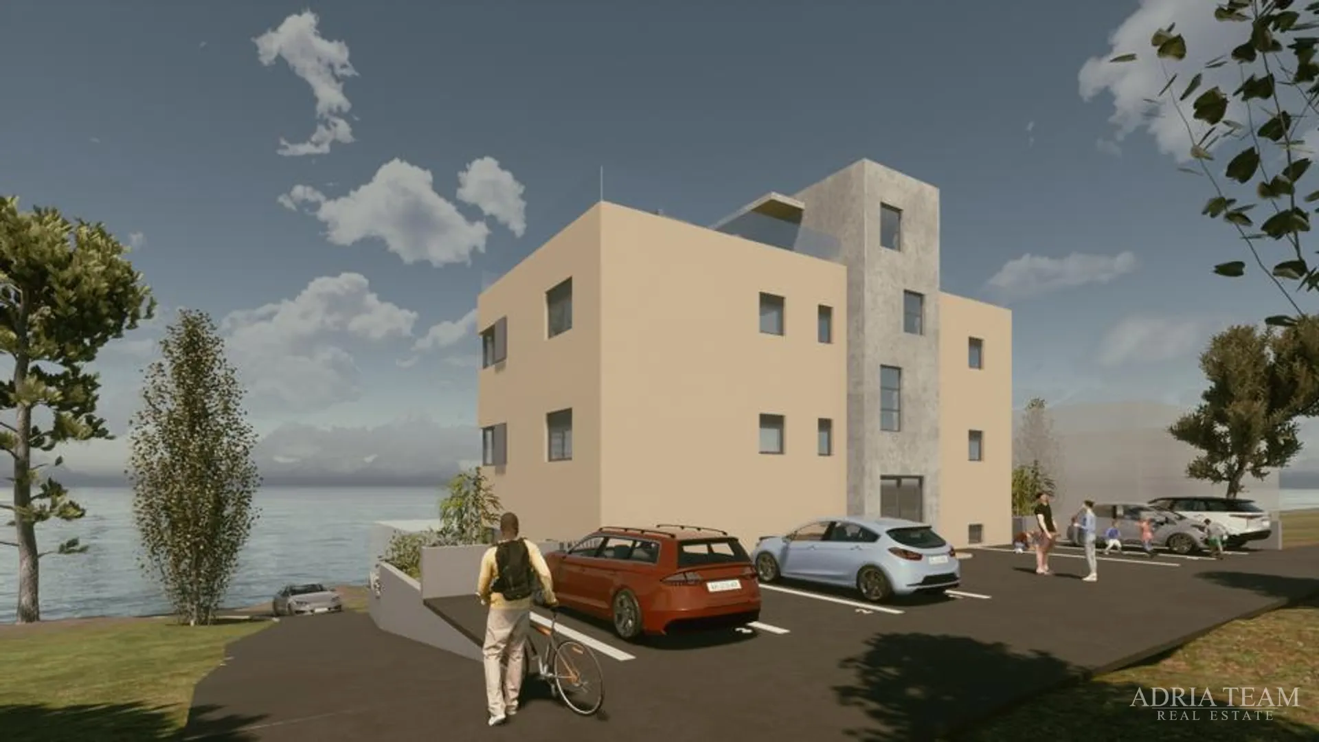 apartmani u stambenoj zgradi u novogradnji, prekrasan pogled, 45 m od mora - vinjerac - slika 30