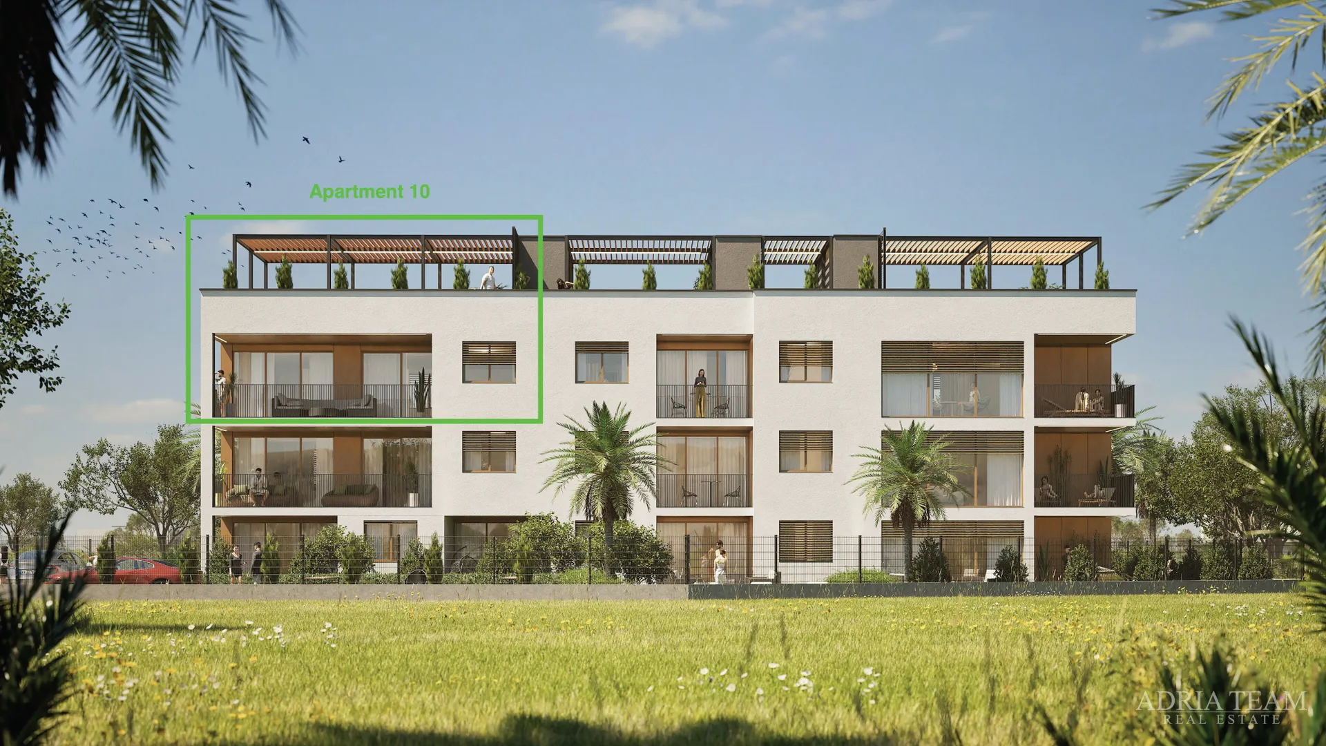luksuzni apartman s krovnom terasom - nin, zadar - slika 3